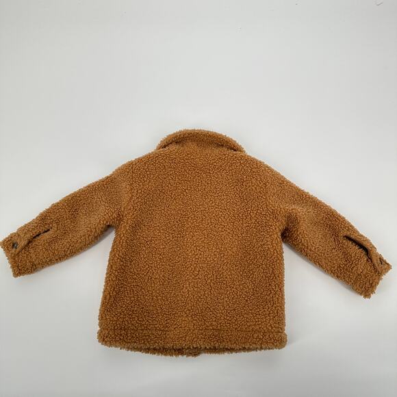 Cat & Jack Baby Faux Shearling Button Front Collared Chore Jacket 18 Months - Picture 4 of 7